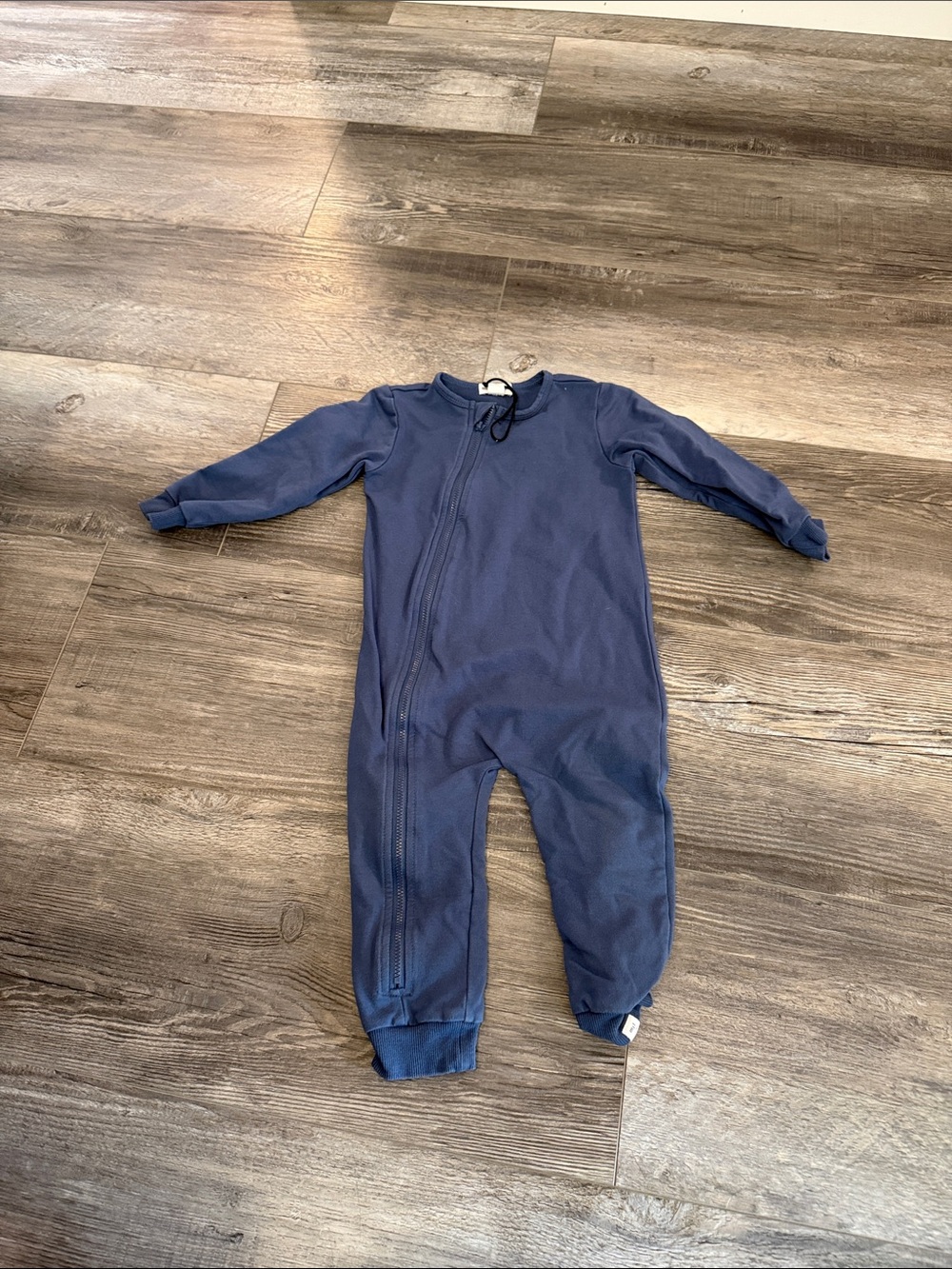 Miles the Label Toddler Navy Blue Zip Front One-Piece